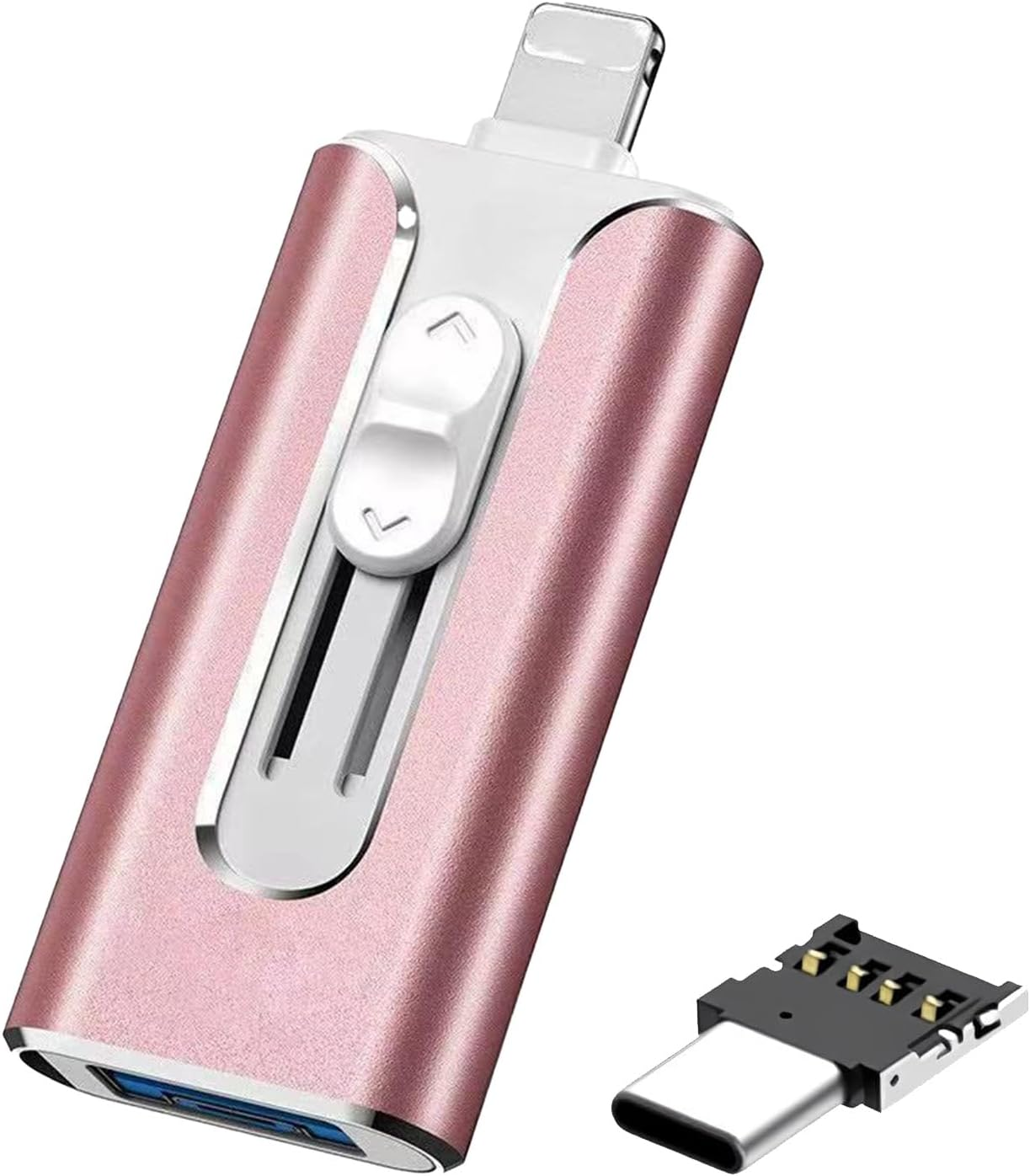 1Pcs 2TB USB Flash Drive, Multi-Functional 4-In-1 High-Speed Transfer Memory Stick, USB Stick,Photo Stick， for Easy Storage of Photos and Data, Compatible with Iphone/Ipad/Android/Pc Universal image number 2