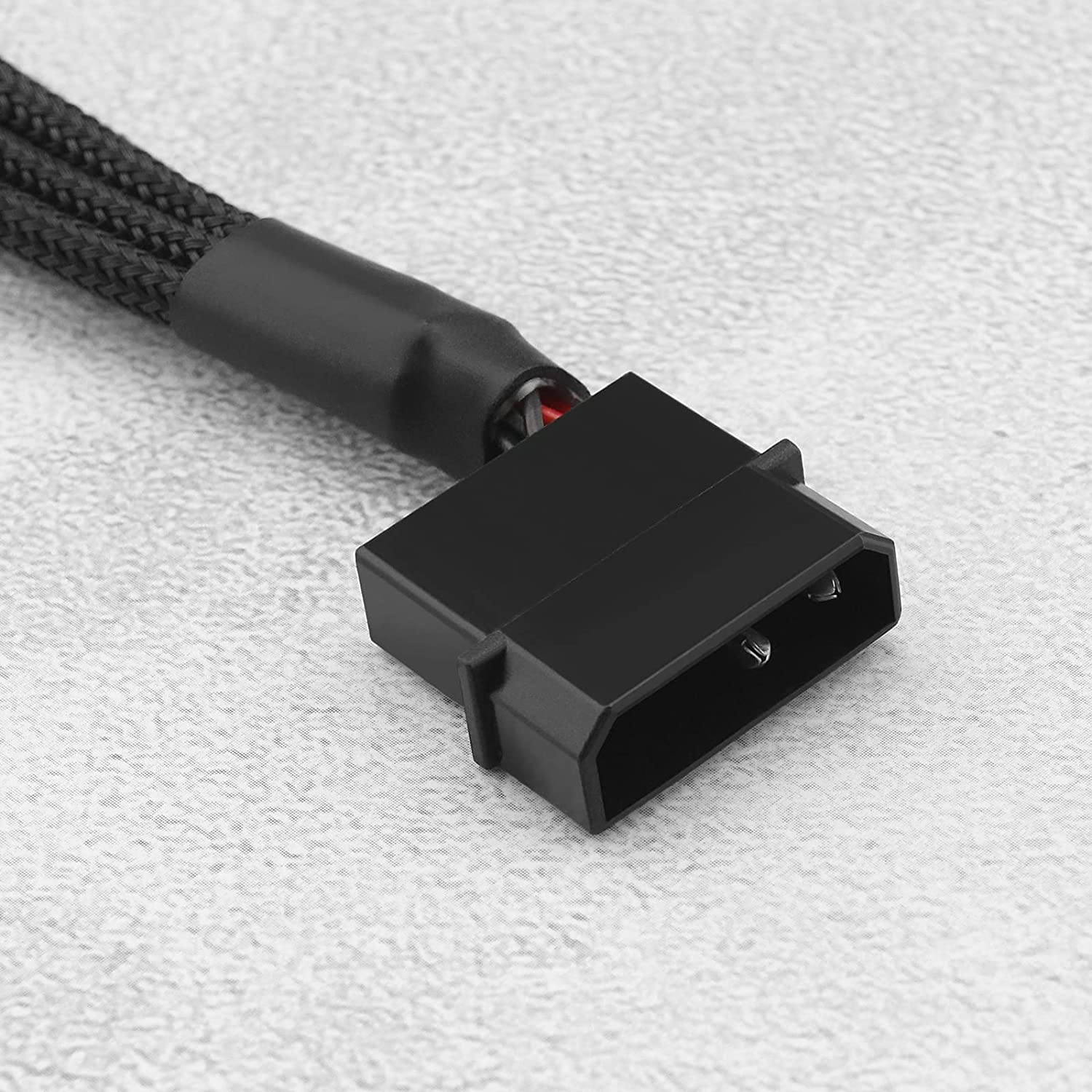 Emagtech 5 in 1 4-Pin Molex to 5 X 3-Pin / 4-Pin PC Chassis Fan Separator PC Chassis Fan Separator Y Power Adapter Cable Compatible with 3 or 4 Pin Fans image number 1