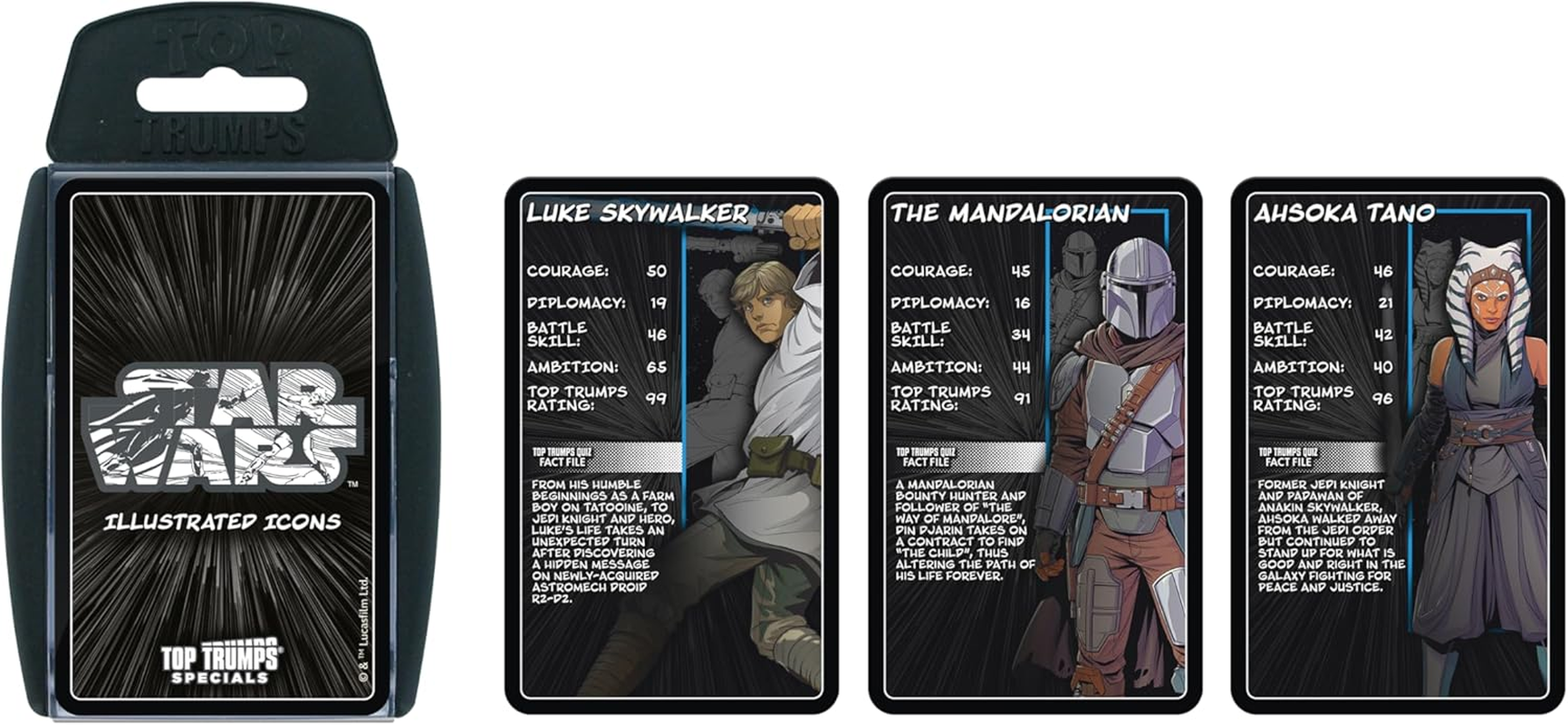 Top Trumps - Specials Star Wars Manga (Illustrated Icons) Tabletop Themed Card Game image number 3