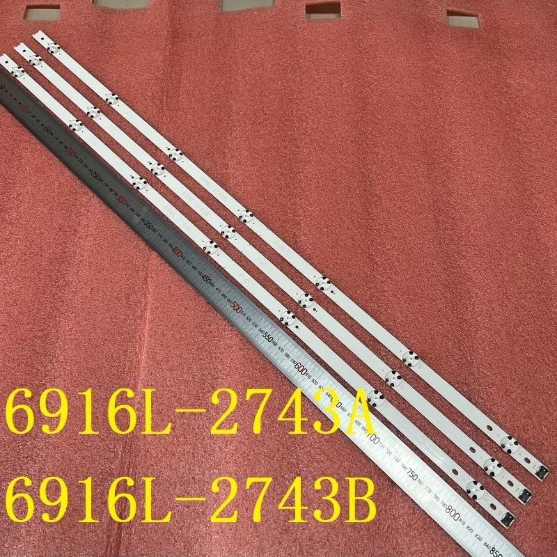 LED Backlight Strip(3) Compatible with LG 43LH5100 43LH615V 43LH7500 43LH604V 43LH570V 43LH590V 43LH510V 43LH5700 43LH630V 43LW540S 43LW641H (Color : 30 PCS for 10 TV) - 15 Pcs For 5 Tv image number 4