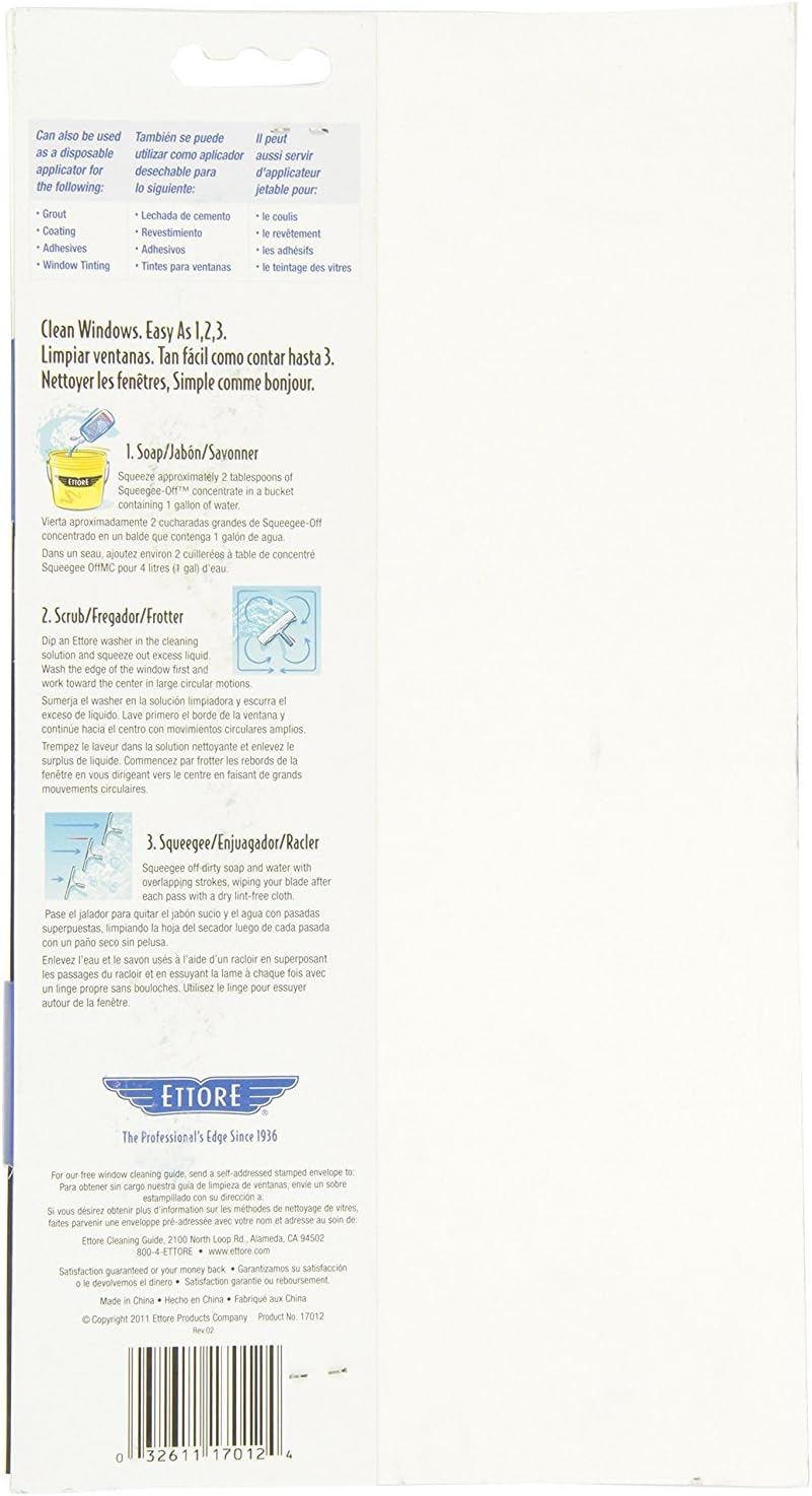 Ettore 17012 All-Purpose Squeegee, 12-Inch - 12 Inch image number 6