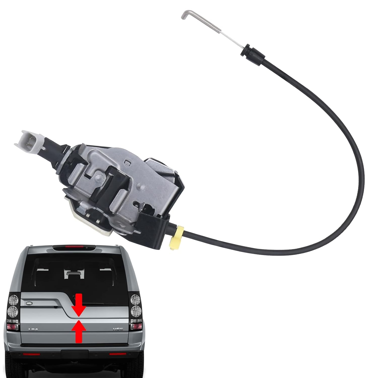 TQPONLY Tailgate Hatch Door Lock Actuator Compatible with Land Rover LR3 LR4 Discovery 3 4 2005-2016 Replaces FQR500220 Lift Gate Liftgate Actuator image number 3