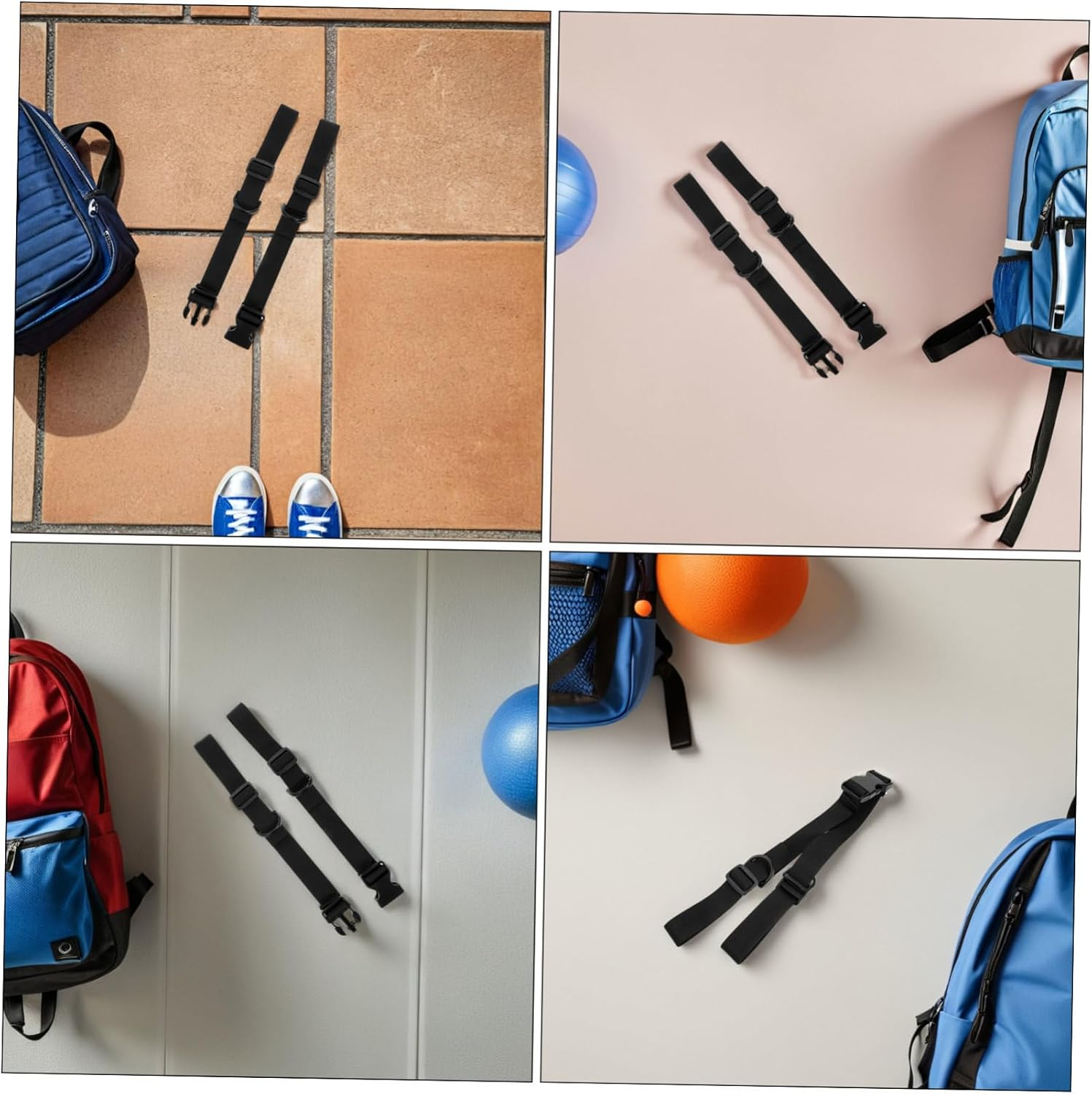 OFFSCH 5Pcs Adjustable Heavy Duty Luggage Buckle Straps for Secure Suitcase Connection and Outdoor Gear Bundling Webbing with Quick Release Buckle Versatile for Backpacks Yoga Mats And image number 4