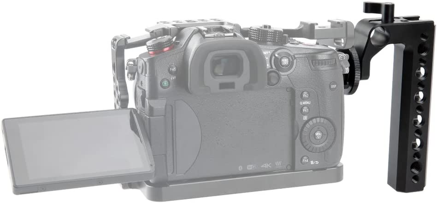 NICEYRIG Camera Hot Shoe Top Cheese Handle with Mounting Points for DSLR Camera Applicable LED Light Monitor Microphone Mounts image number 5