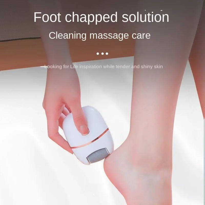 Electric Callus Remover, Electric Foot Grinder with 2 Replacement Rollers and 2 Speeds Callus Rasp Rollers, Electric Foot Polishing Machine for Pedicure, Foot Care image number 3