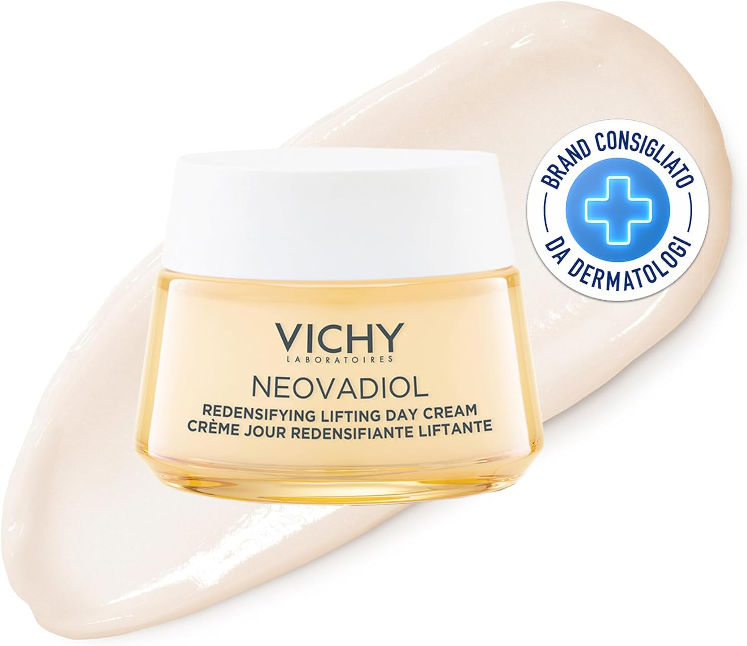 VICHY Firming Day Cream for Dry Skin: Hydrating Face Care Promotes Plumper Skin Complexion, with Hyaluronic Acid, Pro-Xylane and Niacinamide, Neovadiol, 50 Ml image number 4