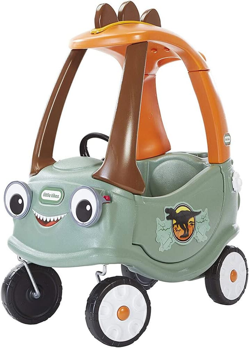 LITTLE TIKES T-Rex Dinosaur Cozy Coupe Ride-On Kids Car Toy image number 4