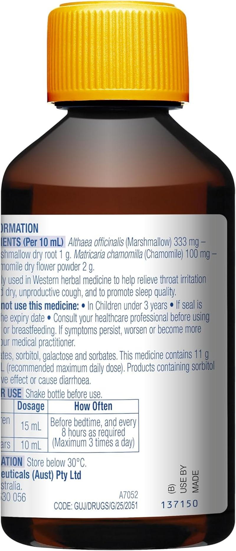 Duro Tuss Relief Dry Cough Night Liquid, 200 Ml image number 1