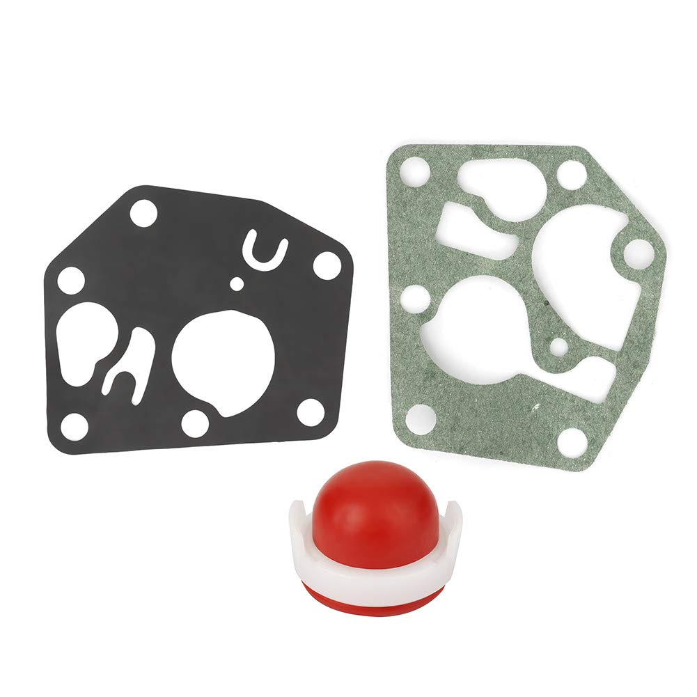 Briggs and Stratton, Primer Complete Kit Plastic Not Easy to Damage High Adaptability Gasket, for Stratton Carburettor Diaphragm Briggs