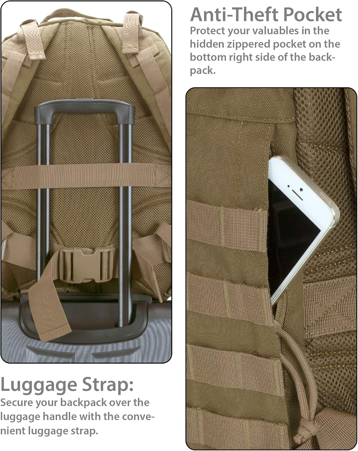 Rockland Military Tactical Laptop Backpack image number 4