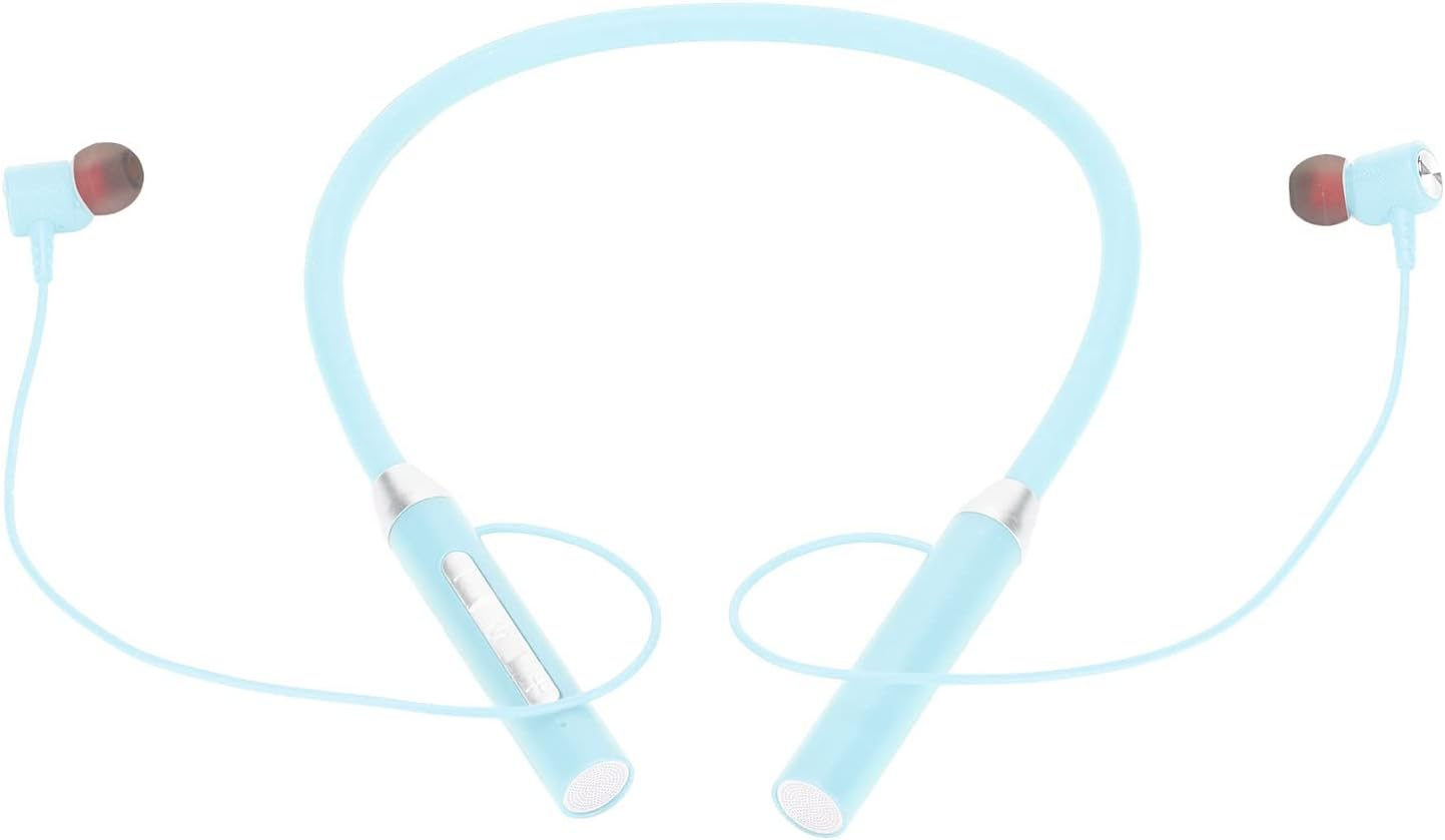 Tnfeeon Magnetic Neckband Earbuds, Ergonomic Design with Enhanced Bass, IPX5 Waterproof for Sports and Fitness (Pink)