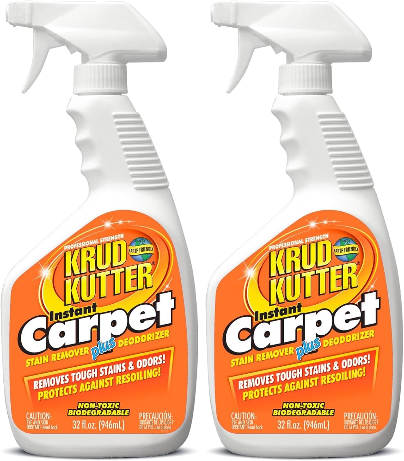 Krud Kutter Carpet Cleaner Spray 946Ml Professional Strength Stain Remover and Deodorizer for Pet Stains, Motor Oil, Red Wine, and More Non-Toxic, Deep Cleaning Formula image number 2