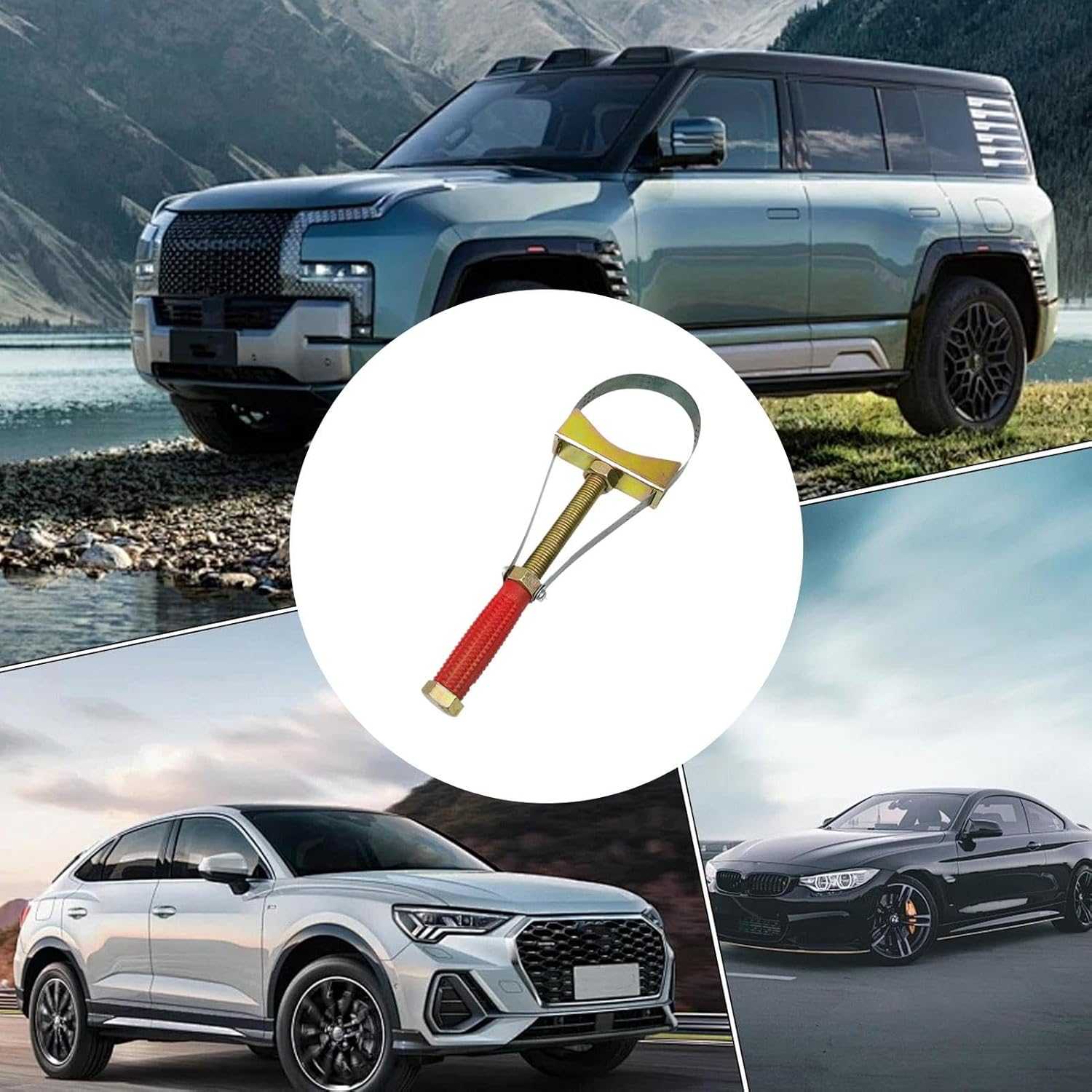 Car Oil Filter Removal Tool - Adjustable Spanner Wrench, Filter Wrench | Hand Tool for Easy Oil Filter Removal, Designed for Automotive Oil System Work, Perfect for Mechanics and Professional Car image number 4