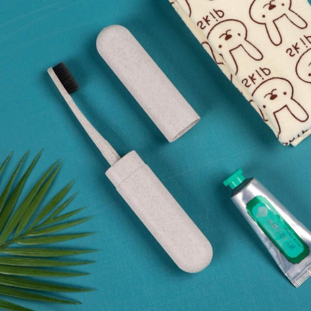 FUNNTY 4 Pack Travel Toothbrush Case, Holder Toothbrush Travel Containers for Travel/Camping/School/Home/Dust-Proof/Sanitary/Business/Travel Toothbrush Holder image number 5