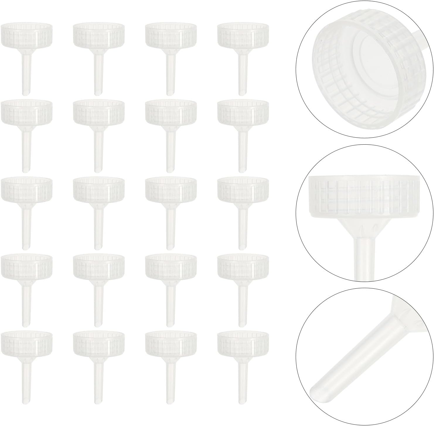 HOLIDYOYO 20Pcs DIY Brine Shrimp Incubator Bottle Caps for Aquarium Shrimp Egg Hatchery, Aquarium Breeding Tank Supplies for Fish Aquatic Pets image number 5