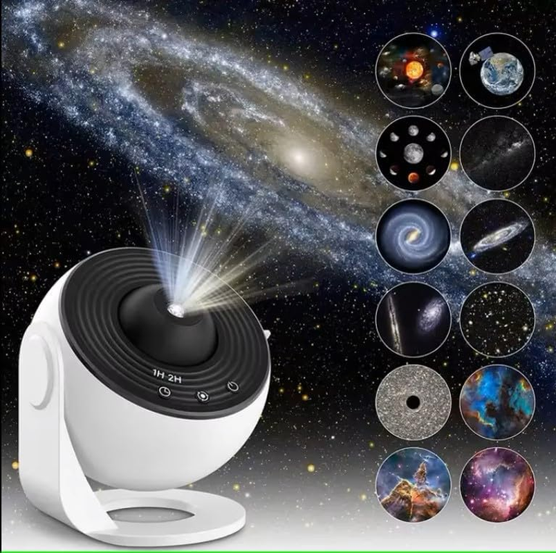 Orco Galaxy Projector Night Light for Kids &ndash; LED Lamp, Star Projector & Ceiling Light &ndash; Astronaut Space Planet Room Decor, Wall & Bedroom Lights, Govee Style Lumena Lamp for Bedroom image number 3