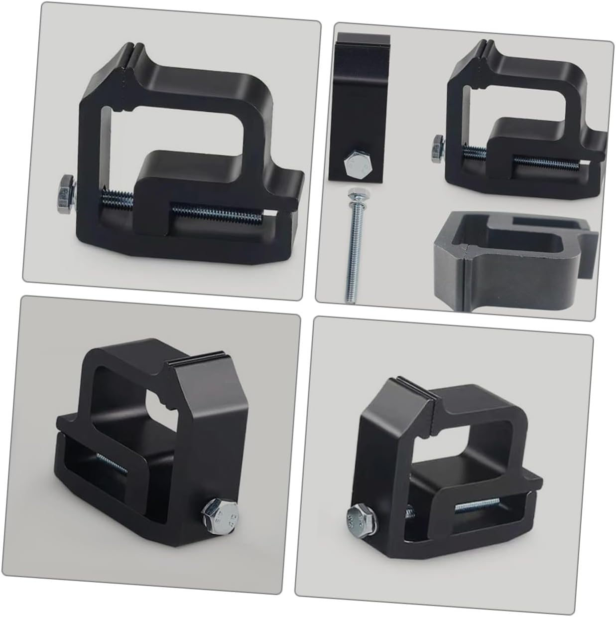 POPETPOP 4Pcs Truck Topper Clamps Camper Shell Mounting Clamps for Secure and Stable Truck Bed Canopy Installation Easy to Install Camping Accessories image number 6