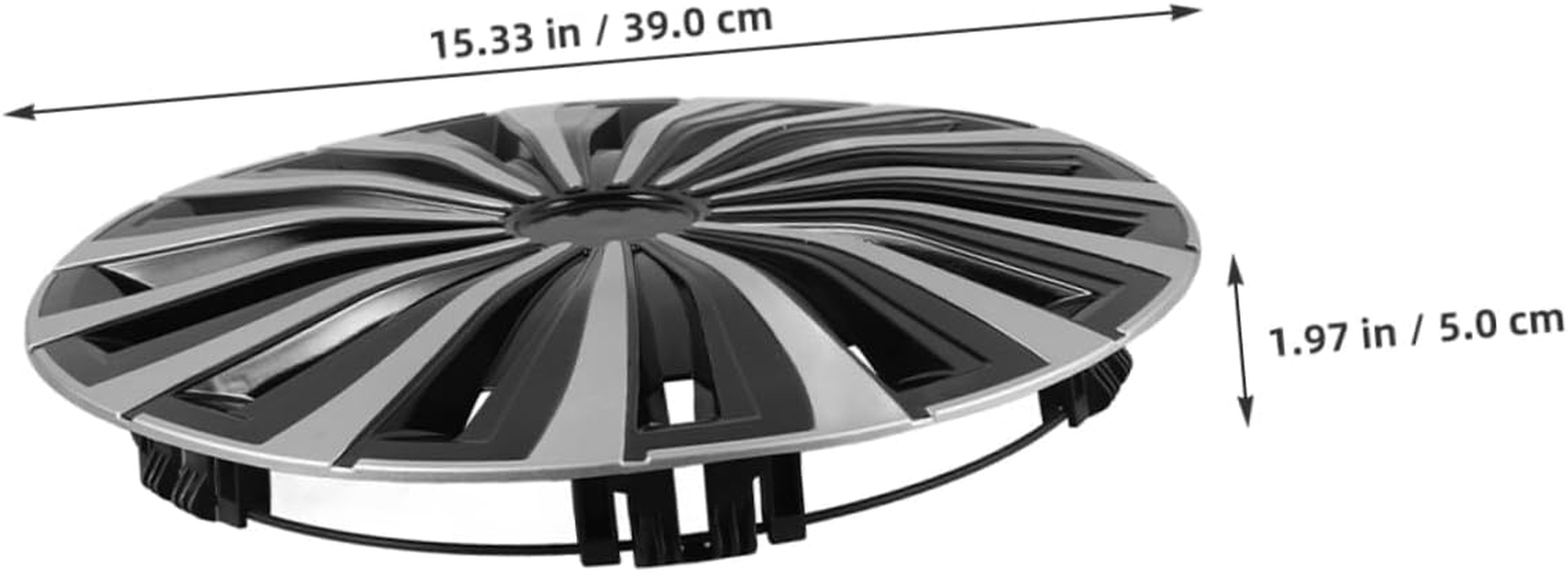 ZUNOXAZ Car Hubcap Wheel Rim Protector Plastic Wheel Rim Cover for Vehicle Hubcaps image number 3