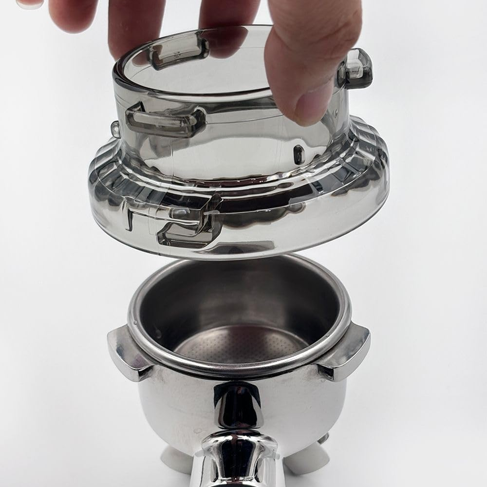 54Mm Dosing Funnel Compatible for Breville Barista Portafilters, Compatible Breville 8Series Barista and Bambino Espresso Machines Dosing Funnel, Grey image number 4