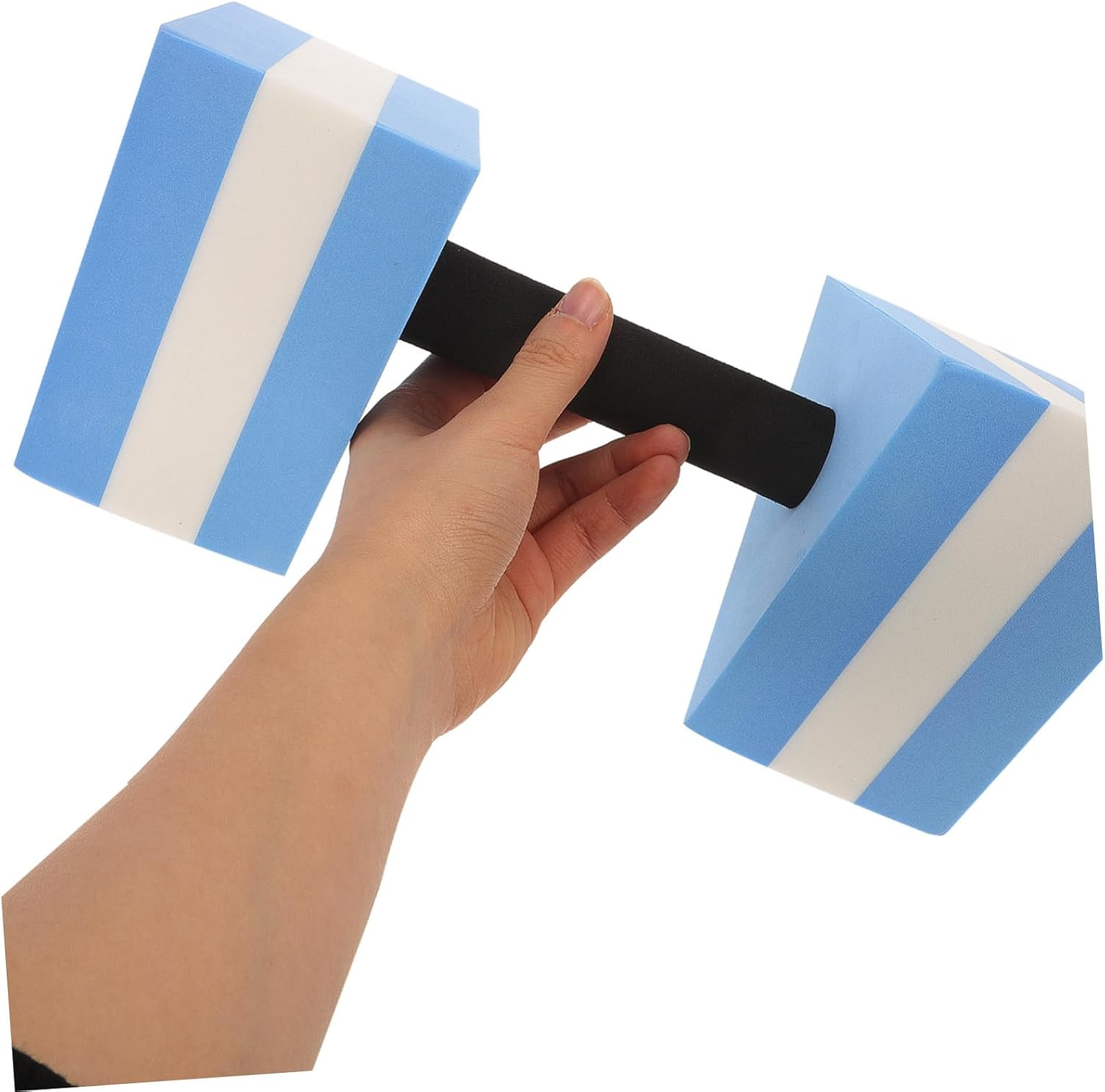 Kisangel Water Weights Dumbbell, Pool Exercise Equipment Foam Water Aerobics Dumbbell Weights for Aerobics Swimming Fitness Lightweight Easy to Use image number 5