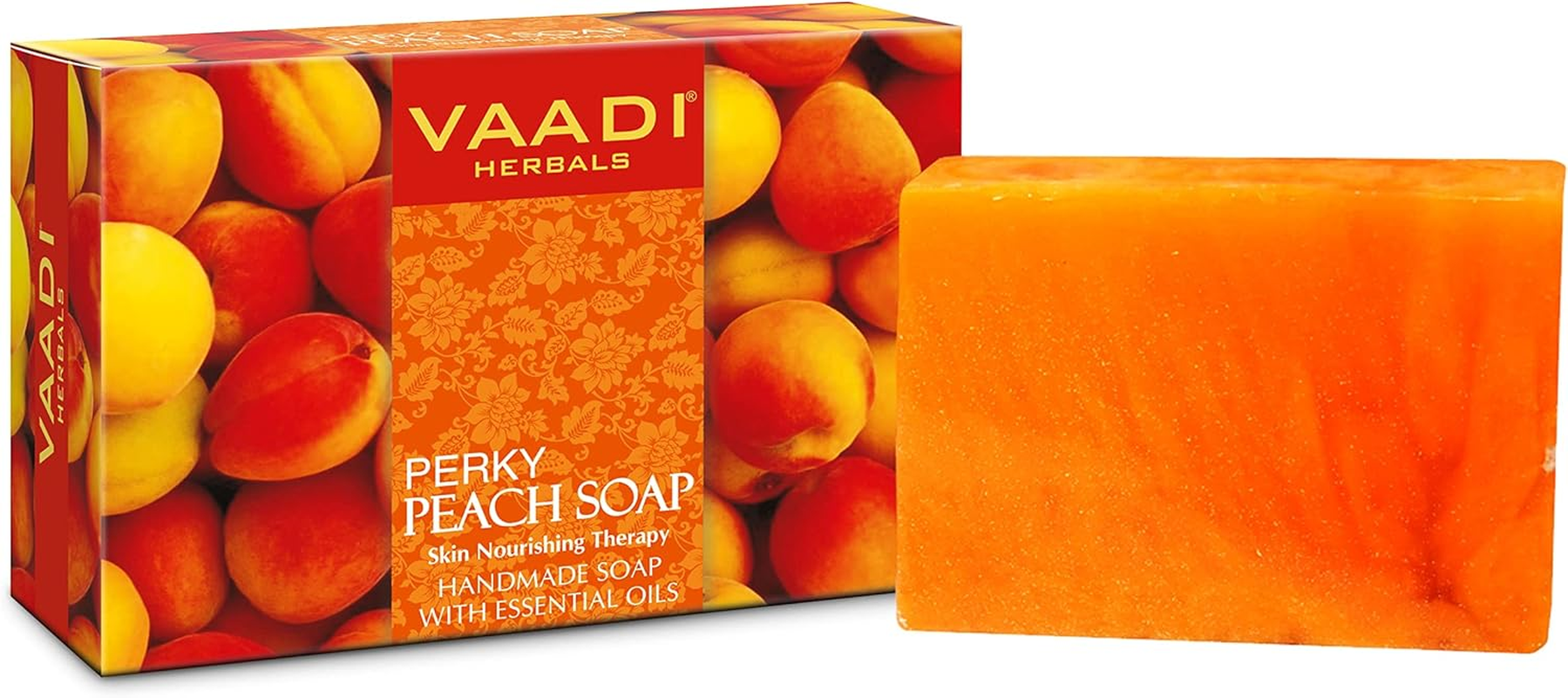 Vaadi Herbals Perky Peach Soap 6X75G image number 5