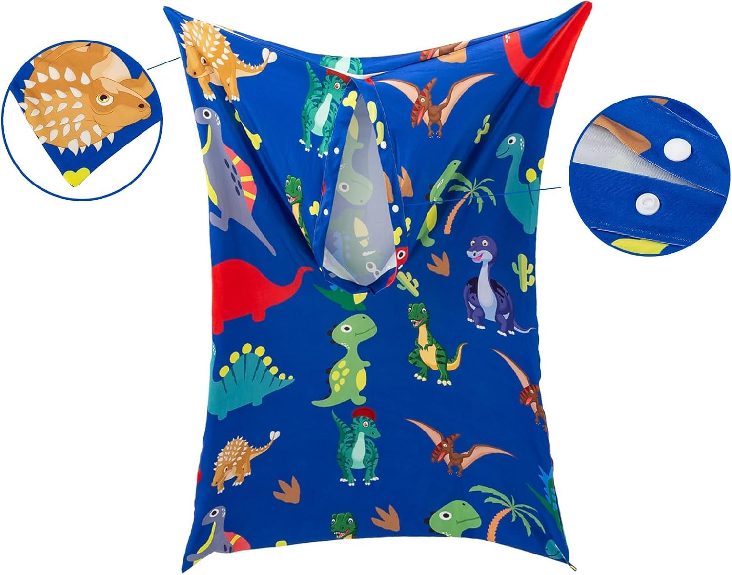 Sensory Body Sock for Kids, Full Body Sock Wrap for Autistic Children to Relieve Stress, Relaxing Sensory Sack for Kids Sensory Processing Disorder for Kids 3-5 image number 1