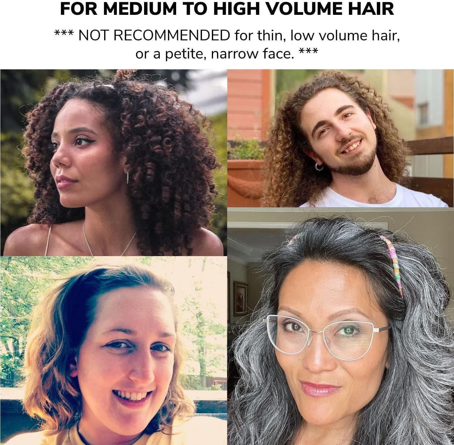 4Pcs Makeup Headband for Women Sunglasses Curly Thick Hair Medium Headbands Band Invisible Hoop Skin Care,Shower, Exercise, Black and Brown image number 2