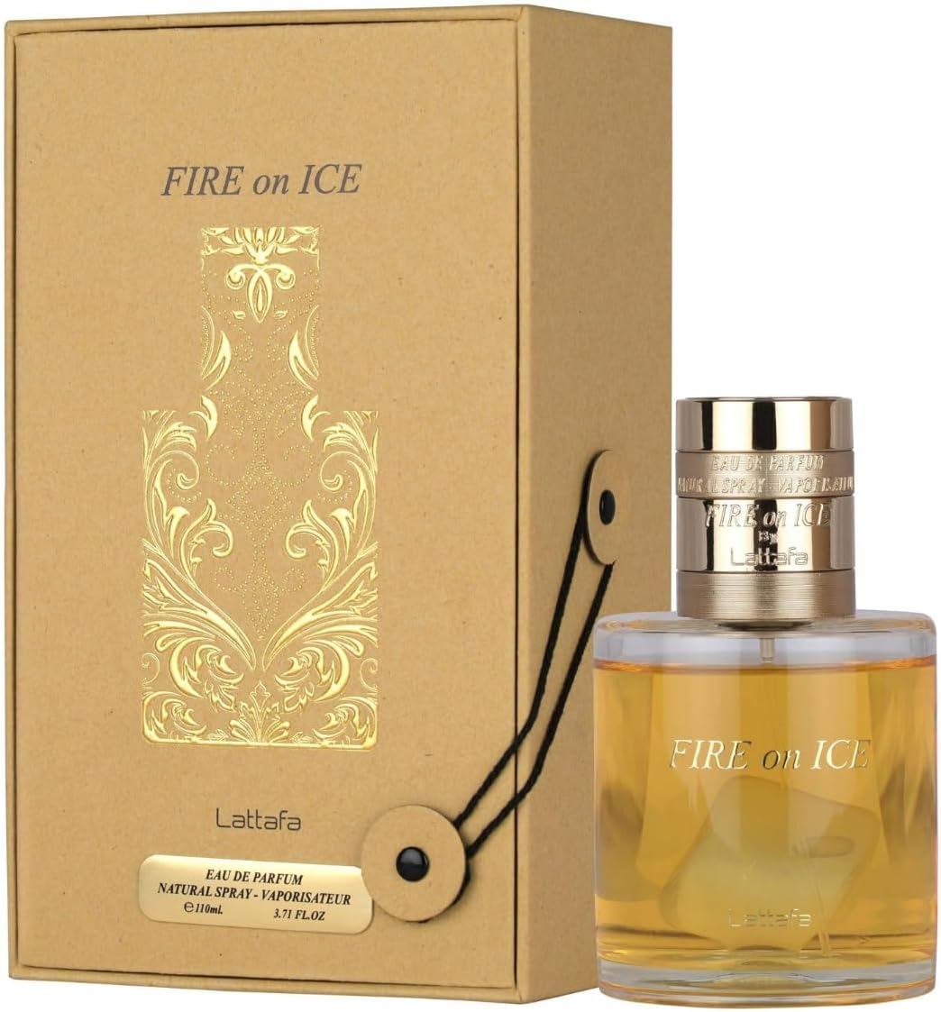 Lattafa Unisex Fire on Ice Eau De Parfum Spray 100 Ml image number 1