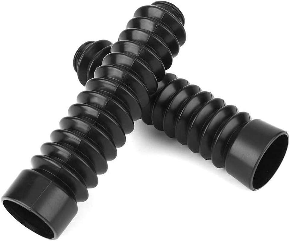 Pw80 Fork Tube Boot Shock,Universal Motorcycle Fork Protector Gaiters - 2X Rubber Front Fork Covers for GLF 250R,ATC 200S Shocks image number 3