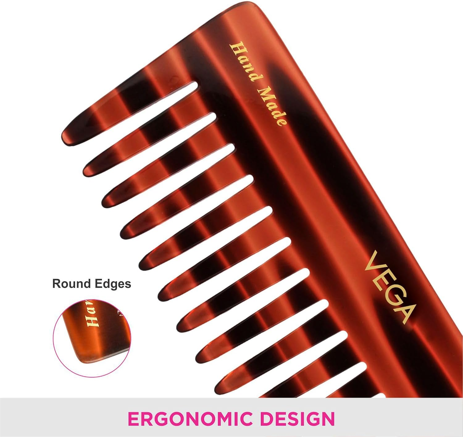 Vega Handmade Comb - Shampoo HMC-30 1 Pcs image number 6