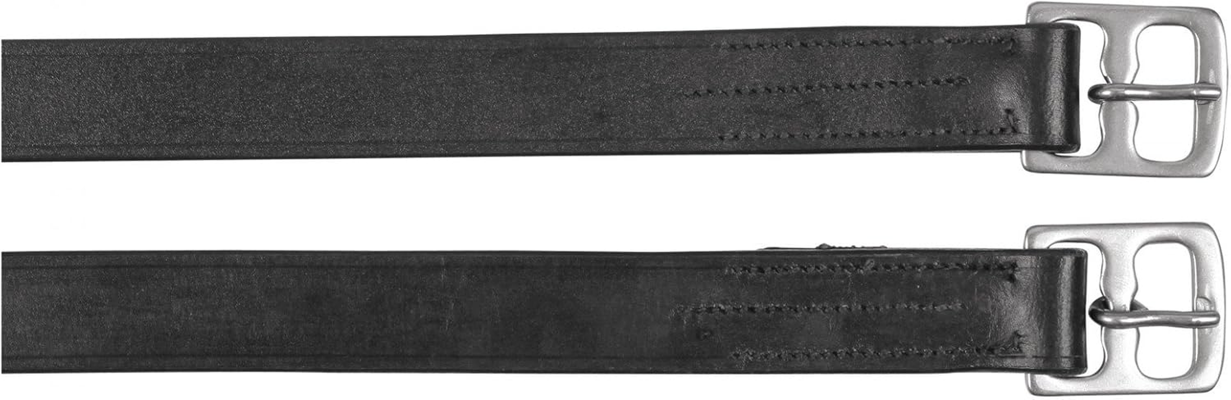 Kerbl Covalliero Stirrup Straps Leather Black for Adults image number 1