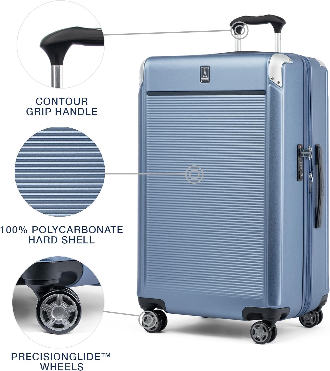 Travelpro Platinum Elite Hardside Expandable Spinner Luggage image number 3