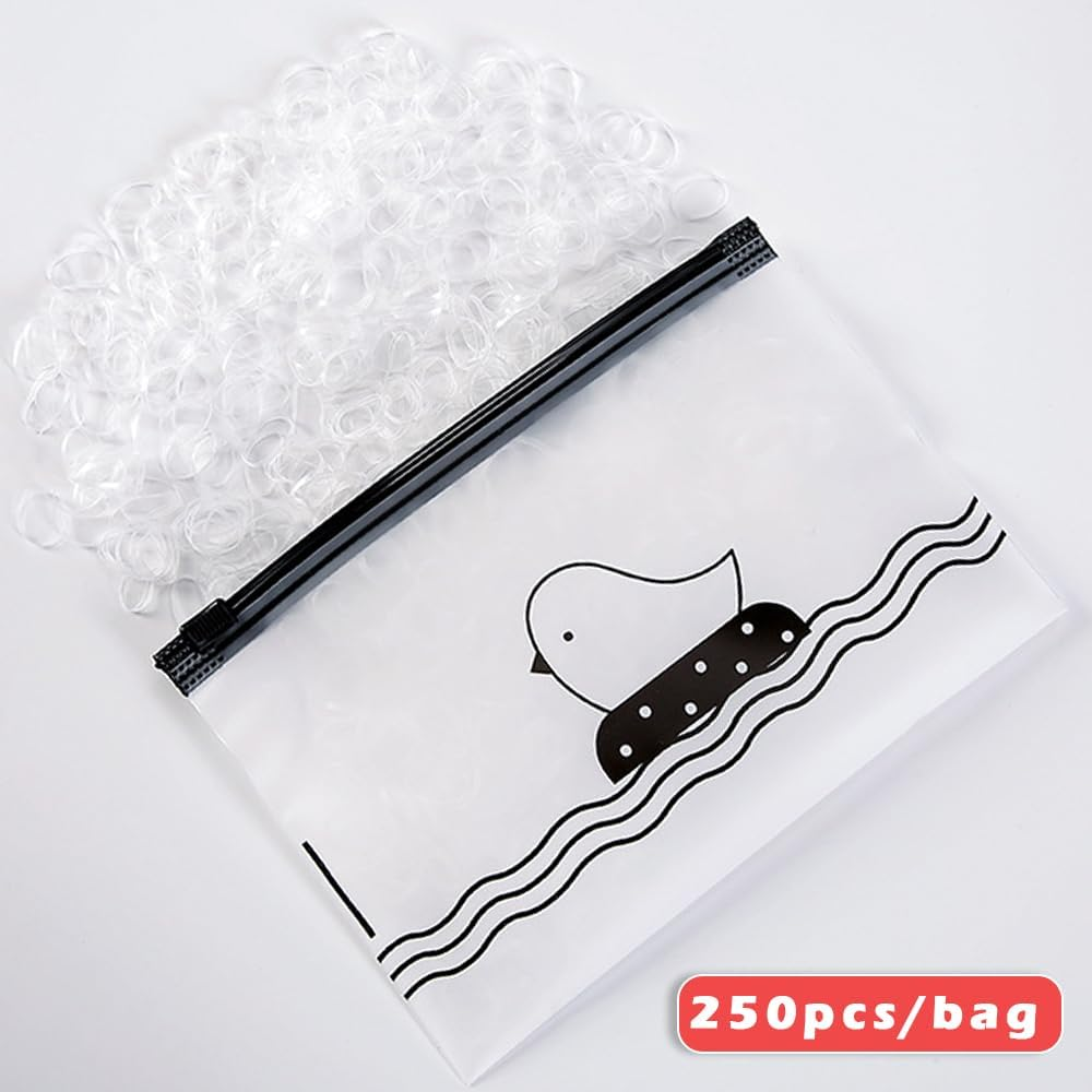 Hair Rubber Bands, 1000 Pcs Elastic Hair Ties Colorful Hair Ties for Baby Kids Girls Hair Elastics Ties for Thin or Thick Hair with 2 Pcs Combs, Multi Color image number 6