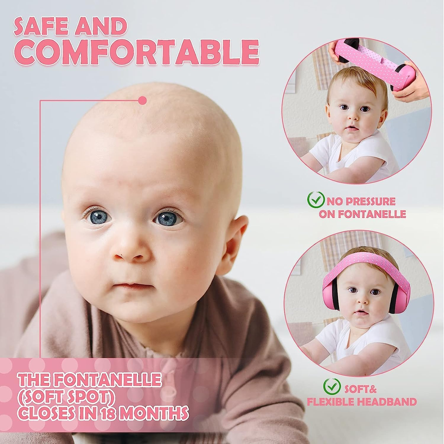 Muffy Baby Ear Protection for Babies and Toddlers up to 36 Months image number 6