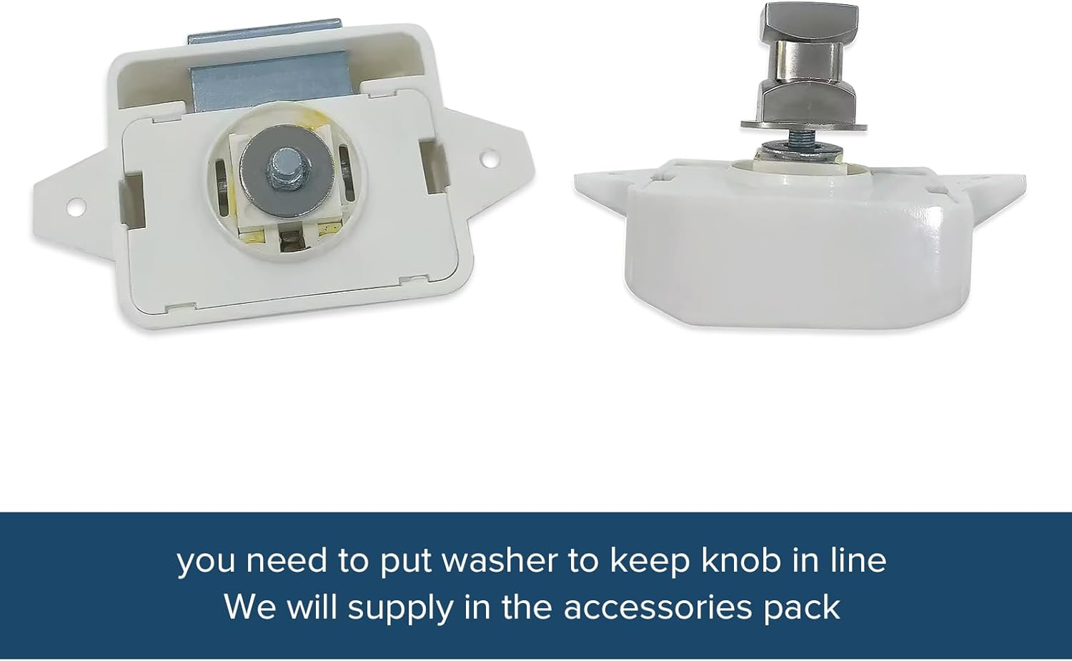 Dream Lighting Cabinet Door Catch Lock Drawer Closet Push Press Switch Caravan Motorhome Camper RV Marine Boat Latch Cupboard Knob Keyless Pack of 4 image number 5