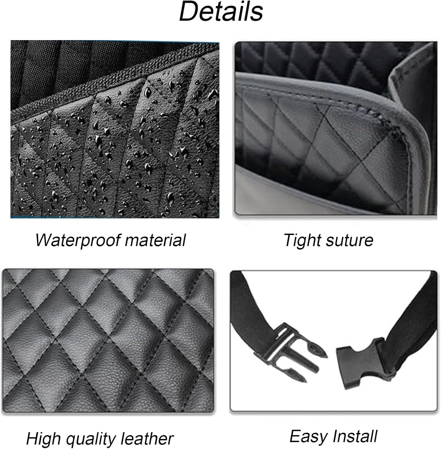 2 Pack Backseat Car Organiser, Car Net Pocket Handbag Holder Bag, Multi Pocket All Purpose Holder for Ipad, Cooler Bottles, Toys, Books, Tissues, Etc. image number 5