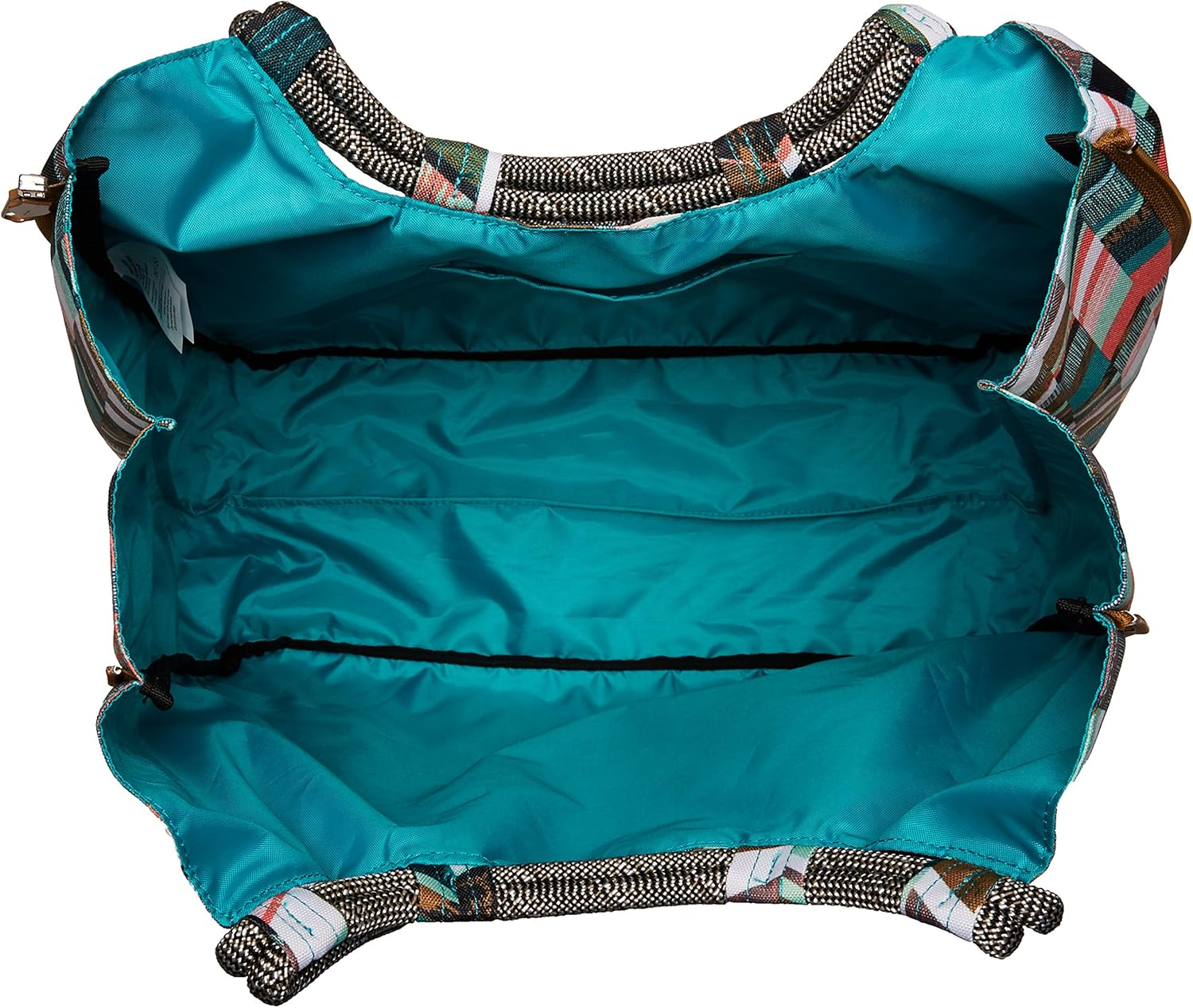 KAVU Market Bag Large Tote - Black Topo image number 5