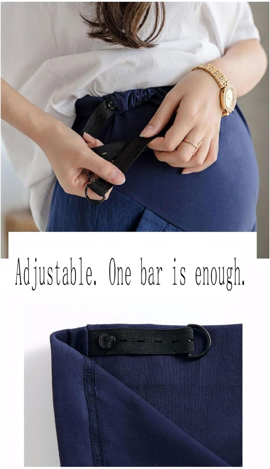 Maternity Pants Shorts Loose Casual Bottoms Three-Quarter Pants image number 6