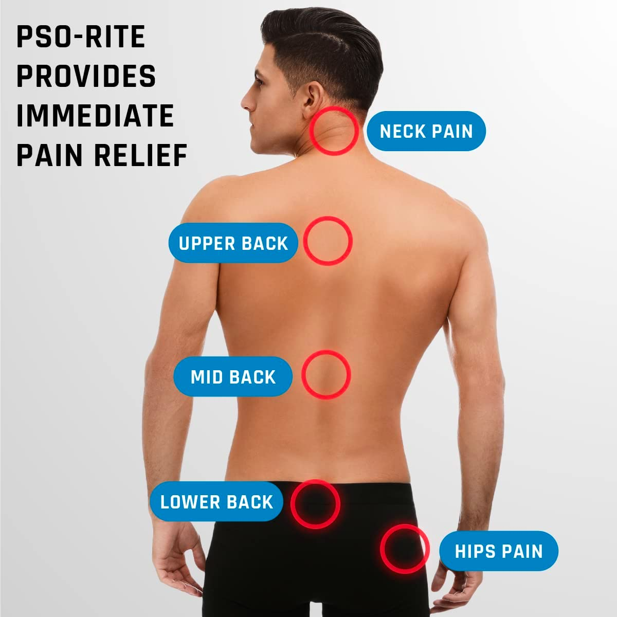 PSO-RITE Psoas Muscle Release and Deep Tissue Massage Tool - Psoas, Back, Hip Flexor Release Tool - Sunset Red image number 1