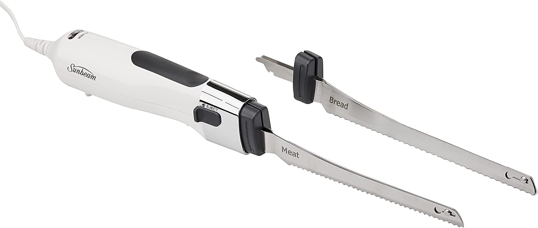 Sunbeam EK6000 Carveasy Twin Blade Electric Knife, White image number 2