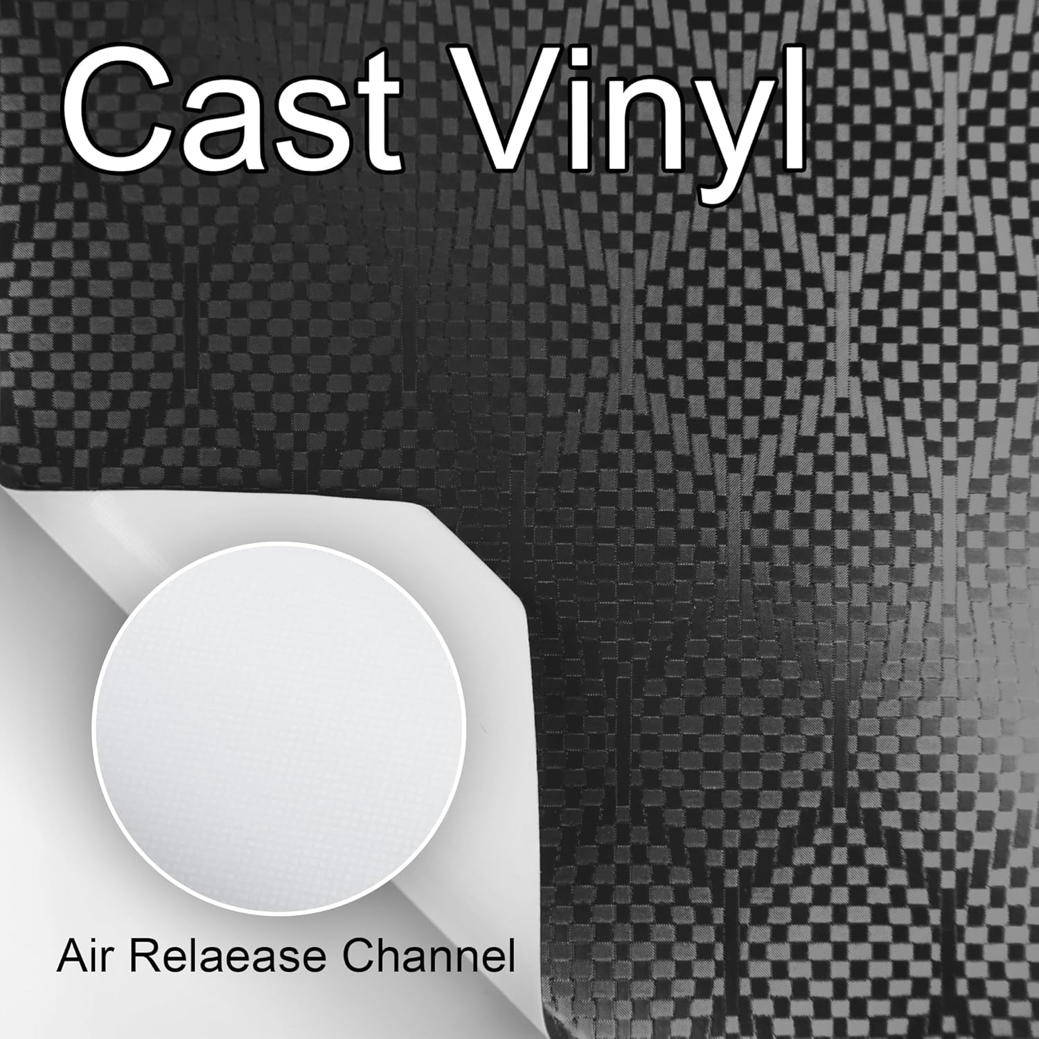 Lypumso Matte Black Honeycomb Carbon Fiber Vinyl Wraps for Almost Cars and Motorcycles Exterior Interior, Premium Cast Vinyl Film Self-Adhesive Car Wrap Stickers DIY Paint Replacement 1Ft X 5Ft image number 2