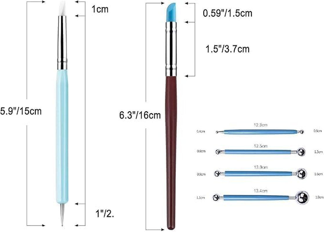Pottery Tools Clay Sculpting Tools, 15Pcs Pottery Clay Sculpting Tool,Clay Tool Pottery Tool Polymer Clay Sculpting Tools,Clay Sculpting Tool Pottery Carving Tool, Clay Sculpting Carving Pottery Tool ﻿ image number 5