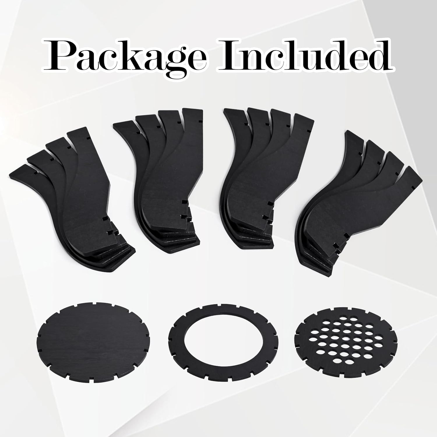 Wooden Vase Kit for  Roses Cherry Blossom Sunflower Tulips Daffodils Lotus Cute Flower Vase for  Bouquet Arrangement Home Decoration for Women Adults(Black) image number 5