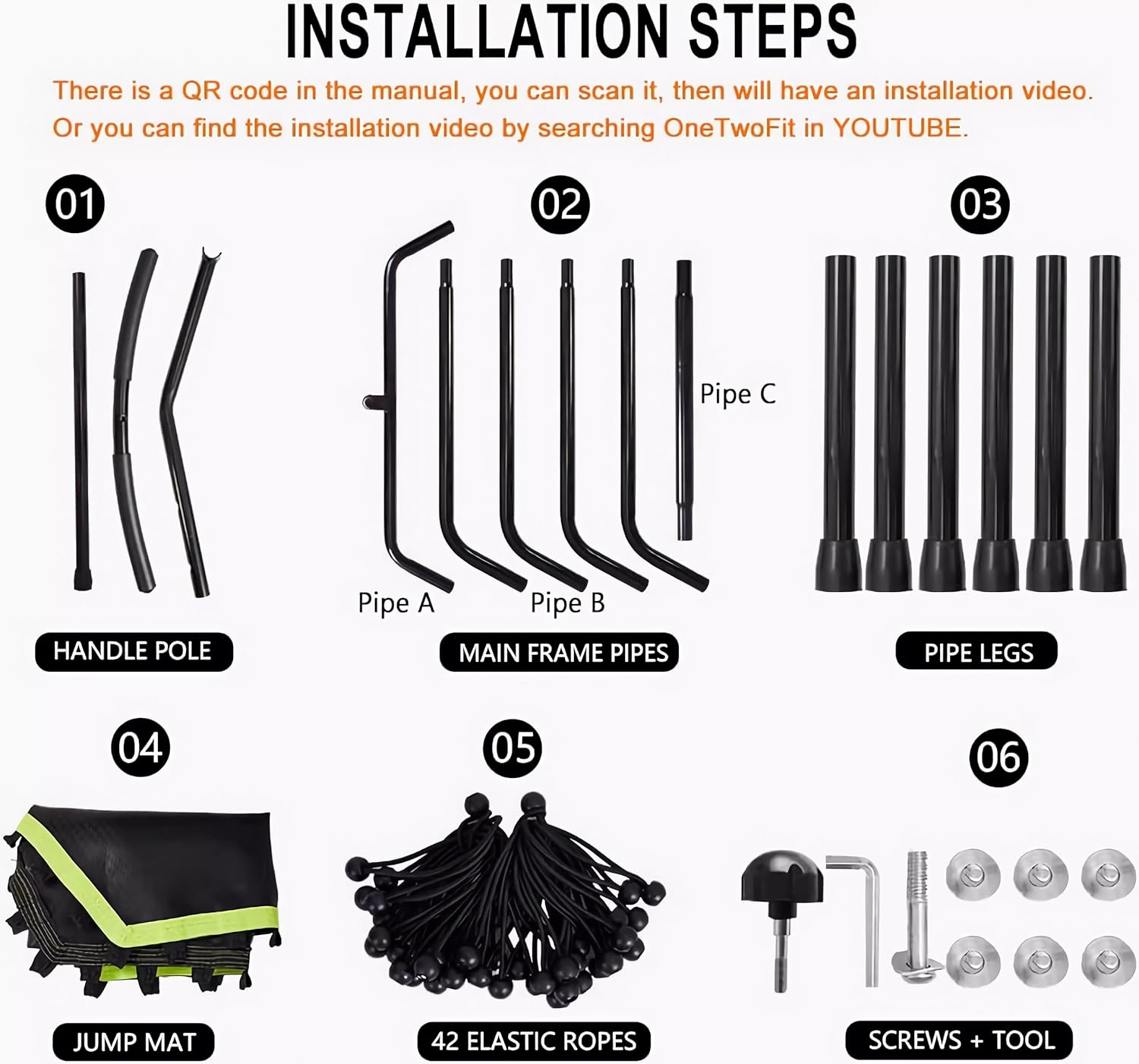 Green Quiet Bungee Rebounder with Adjustable Handle &ndash; Noiseless Cardio Trampoline for Adult Fitness, Home Workout & Low-Impact Exercise image number 5