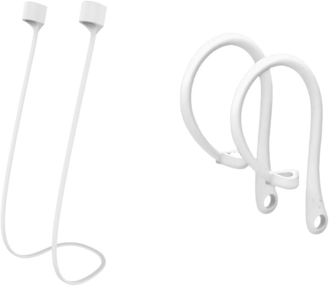 Airpods Accessories:2 Pack Ear Hooks and Magnetic Anti-Lost Neck Strap Lanyard for Airpods,Magnetic Anti-Lost Design,Lightweight,Easy to Fix. Suitable for Daily Use, Sports, Outdoor Trips. image number 5
