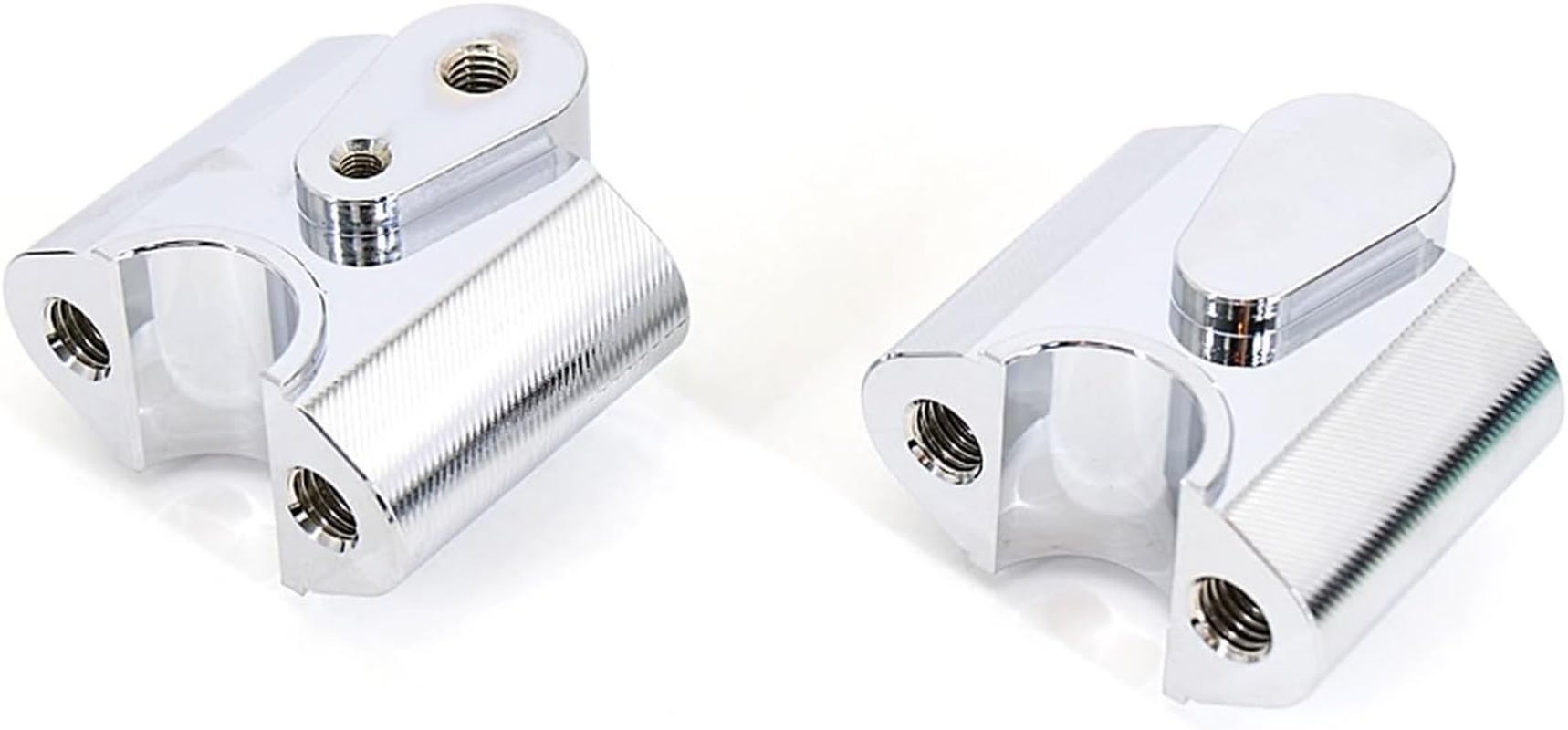 Handlebar Parts Decoration Classic Aluminum Motorcycle Accessories Handlebar Riser Handlebar Clamp Adapter for R18 Handle Bar Risers image number 2