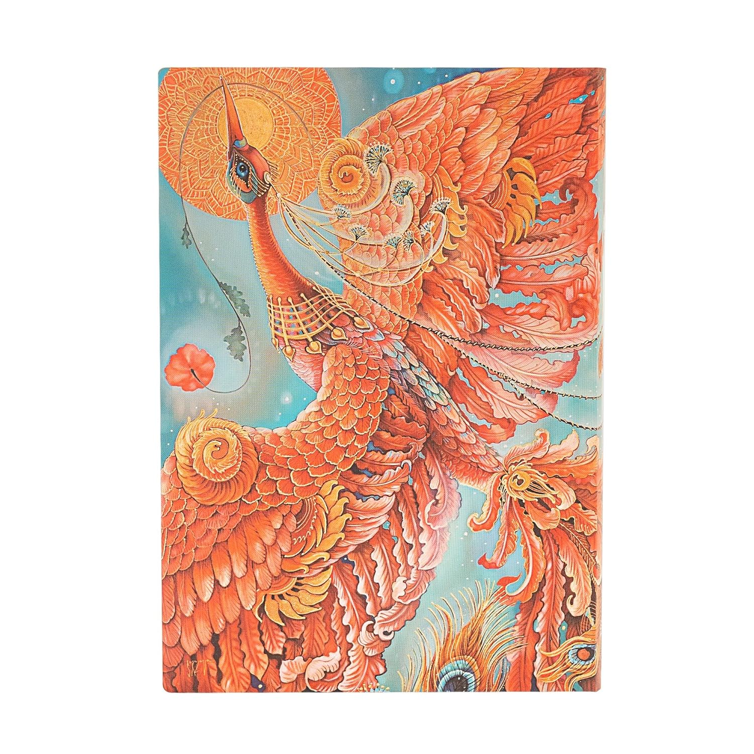 Firebird (Birds of Happiness) Midi 12-Month Day-At-A-Time Softcover Flexi Dayplanner 2025 (Elastic Band Closure) image number 5
