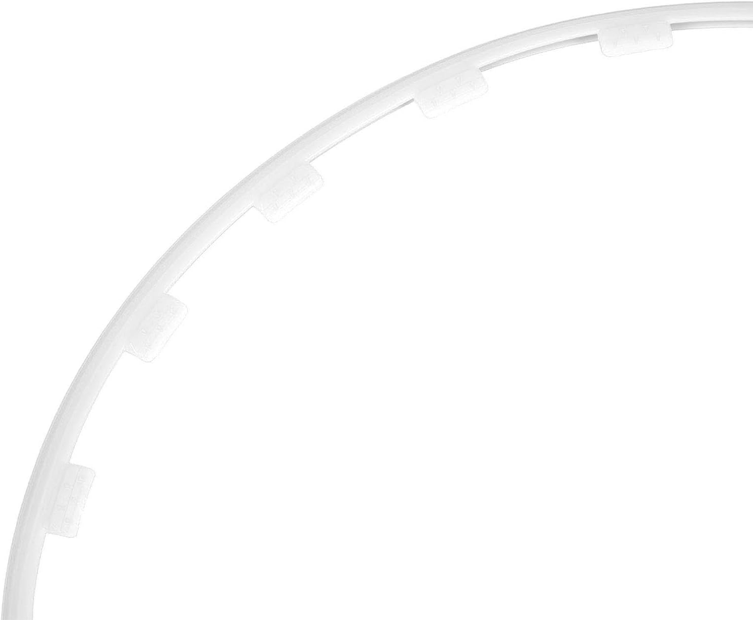 4PCS Car Wheel Rim Protector, 20 Inches Wheel Guard Rim Protecting Trim Ring from Curb Rash, Wheel Edges Trim Accessories, Replacement for Tesla Model Y 2021-2023 (White) image number 4