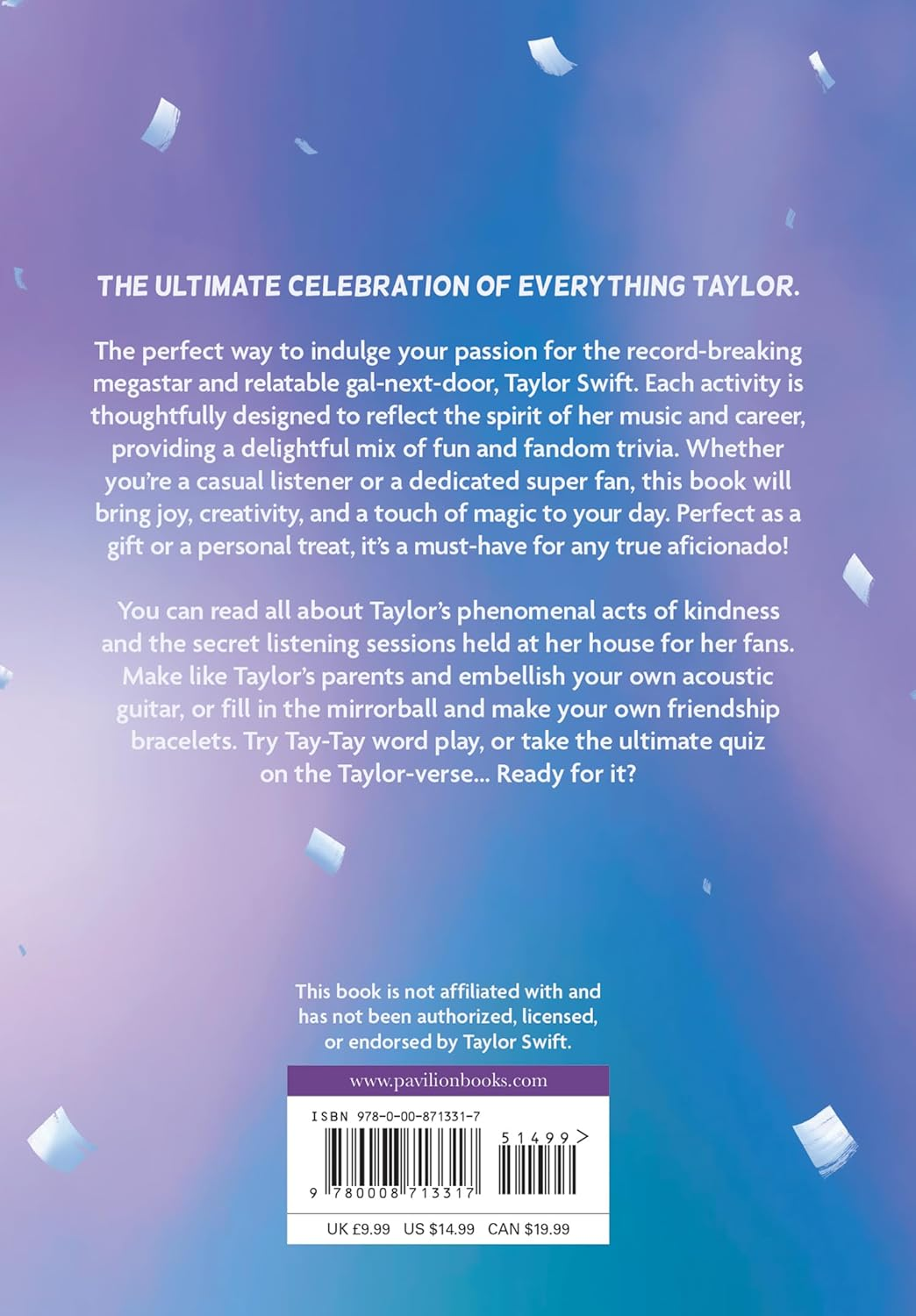 The Taylor Swift Activity Book: an Unofficial Lovefest image number 6