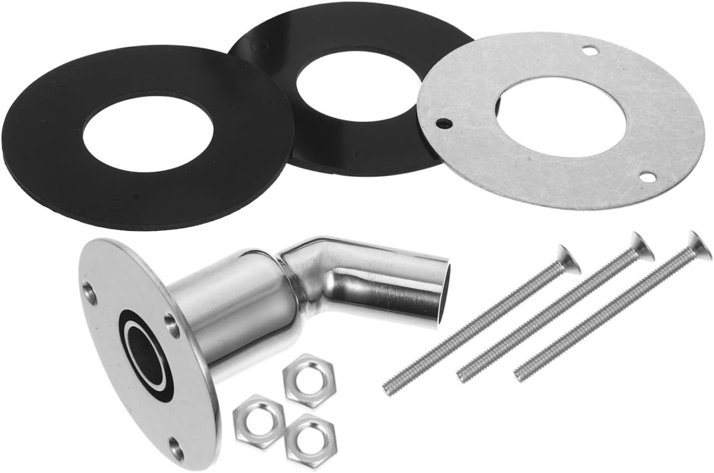 INOOMP Stainless Steel Heater Exhaust Hull Exhaust Skin Steam Diverter Gasket Included